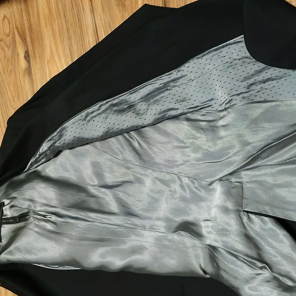 BCBGMaxAzria Black One Button Blazer - Picture 6 of 9